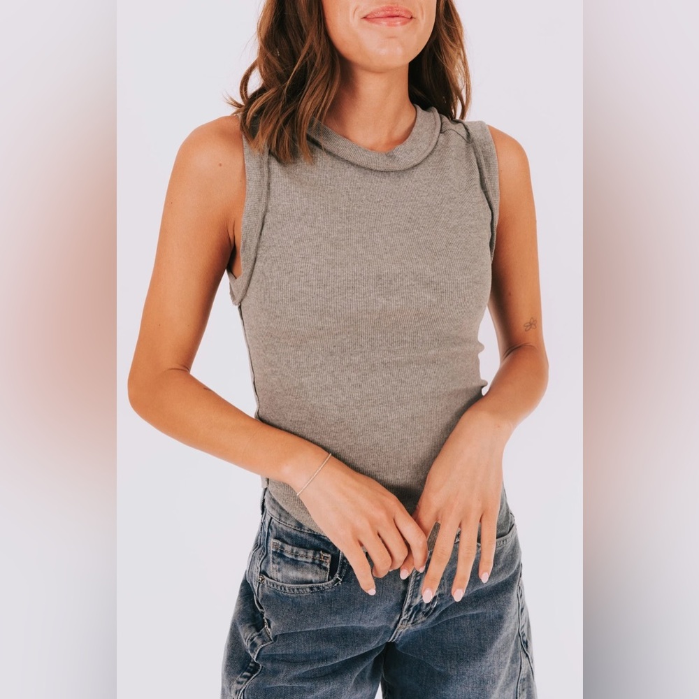 We The Free Kate Tee in Gray